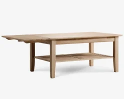 Best Daells Bolighus Sofabord olieret eg med klap og hylde