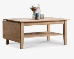 Best Daells Bolighus Sofabord olieret eg med klap og hylde