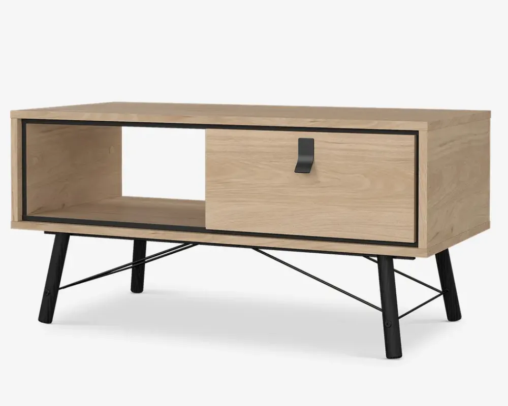 Sale Daells Bolighus Sofabord Ry lys eg/sort