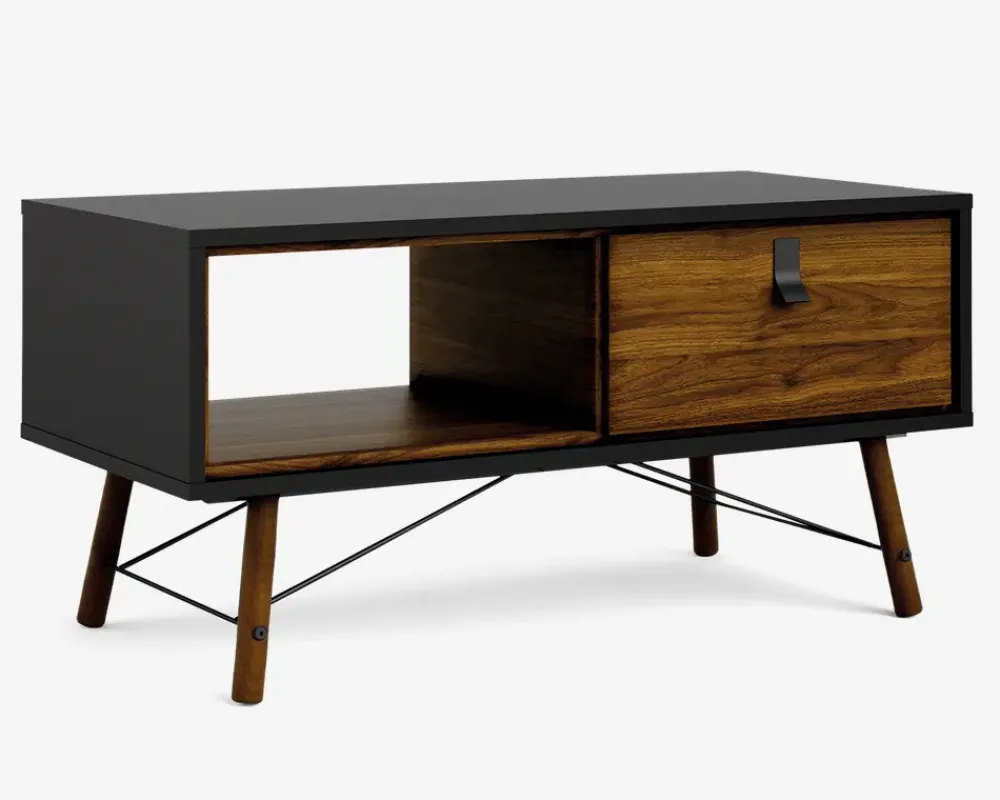 Sale Daells Bolighus Sofabord Ry Sort/Valnød