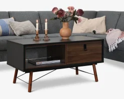 Sale Daells Bolighus Sofabord Ry Sort/Valnød