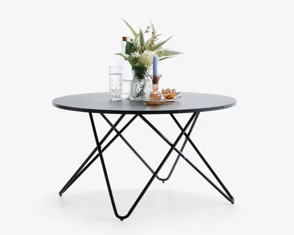 Discount Daells Bolighus Sofabord Sort Marmorlook