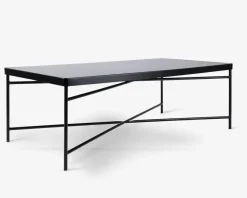 Discount Daells Bolighus Sofabord sort/glas 60x120 cm