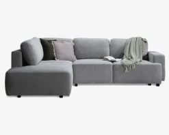 Sale Daells Bolighus Sovesofa open end venstre grå/beige