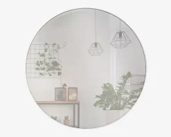 Outlet Daells Bolighus Spejl Cirkel Hvid Ø80 cm