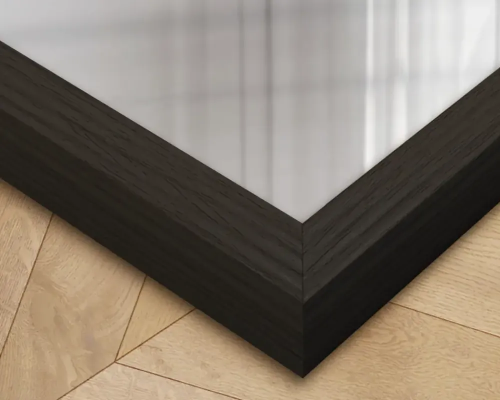 Online Daells Bolighus Spejl Gallery træ 40x80 cm Sort