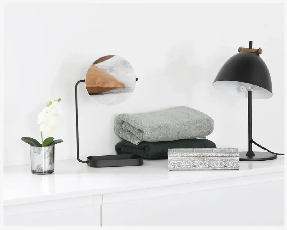 Daells Bolighus Spejl m. Bakke Sort H. 32,5 cm