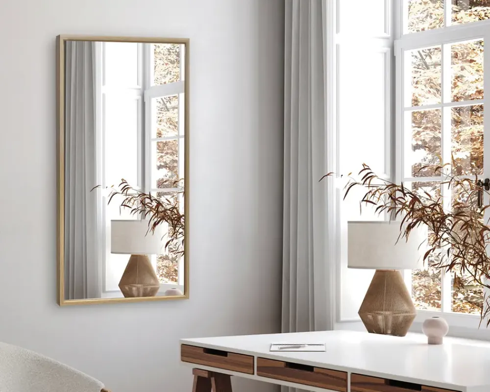 Online Daells Bolighus Spejl slim etræ 40x80 cm Eg