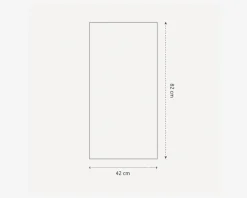 Online Daells Bolighus Spejl slim etræ 40x80 cm Eg