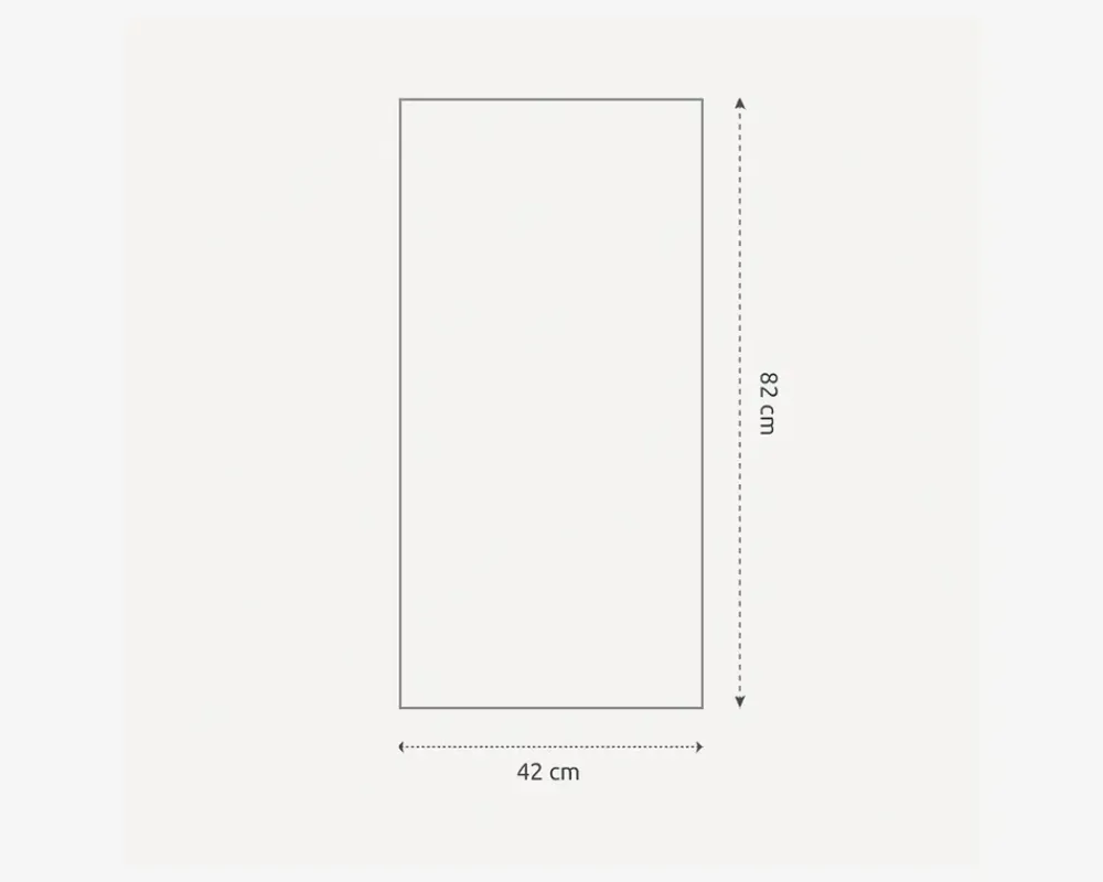 Online Daells Bolighus Spejl slim etræ 40x80 cm Eg