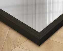 Hot Daells Bolighus Spejl slim træ 40x80 cm Sort