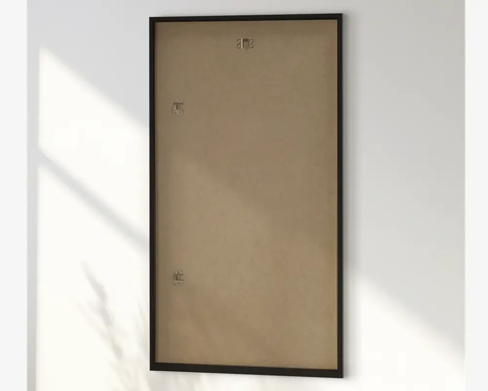 Hot Daells Bolighus Spejl slim træ 40x80 cm Sort