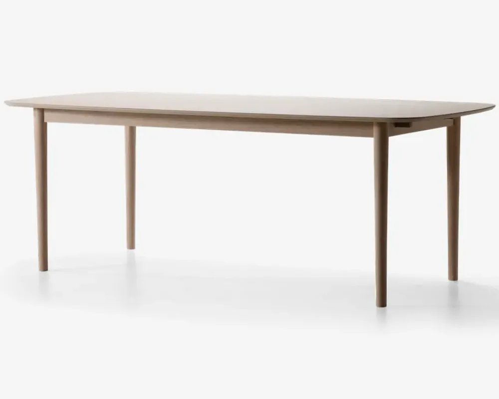 Hot Daells Bolighus Spisebord Aston i fineret hvidolieret eg