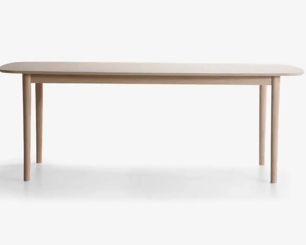 Hot Daells Bolighus Spisebord Aston i fineret hvidolieret eg