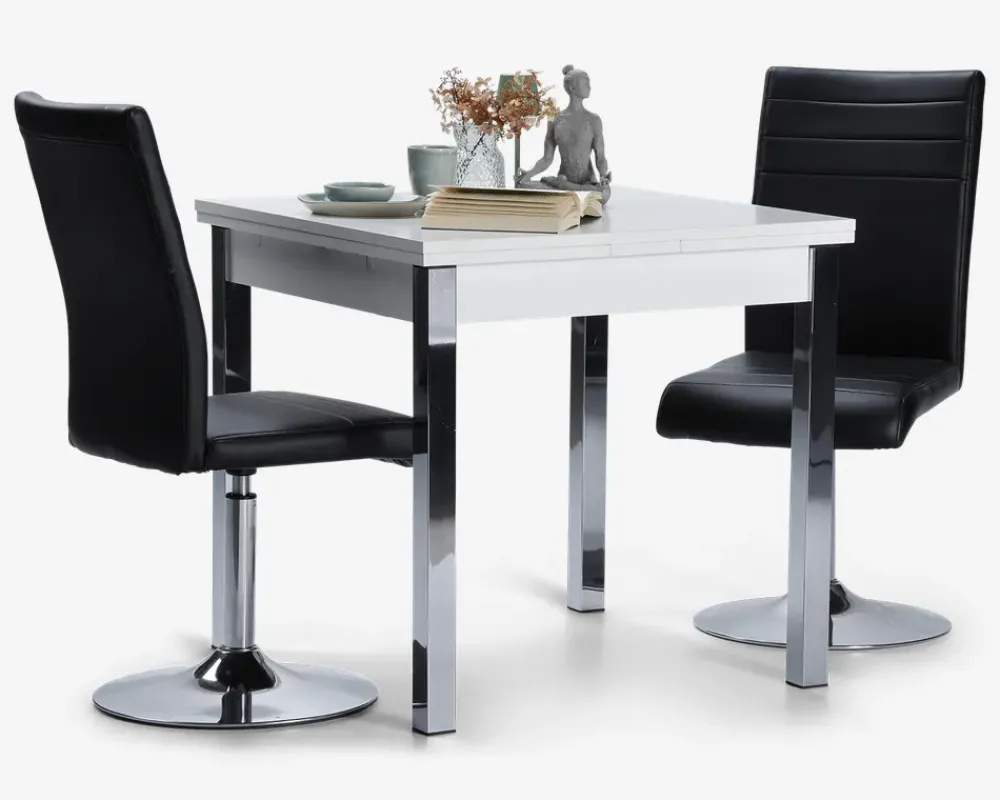 Hot Daells Bolighus Spisebord B.80 x L.80 cm Hvid