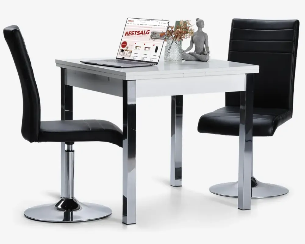 Hot Daells Bolighus Spisebord B.80 x L.80 cm Hvid