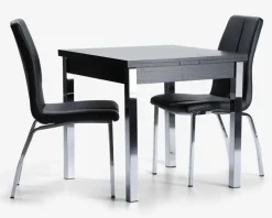 Clearance Daells Bolighus Spisebord B.80 x L80 cm Sort