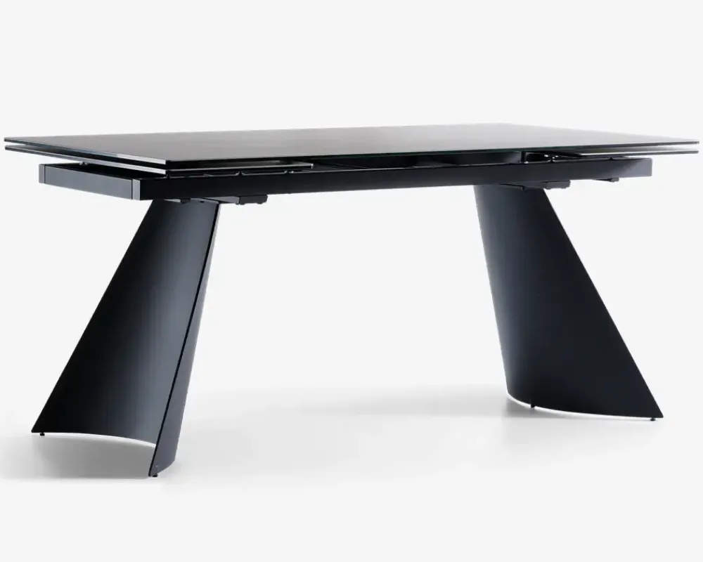 Daells Bolighus Spisebord i glas/keramik med udtræk