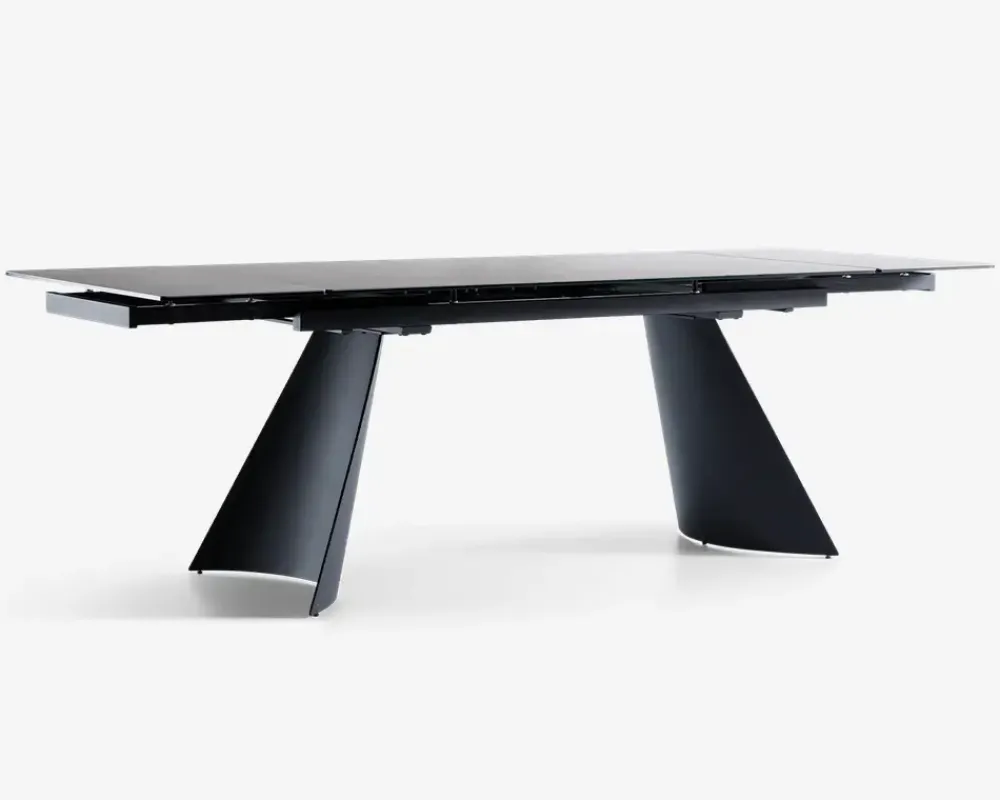 Daells Bolighus Spisebord i glas/keramik med udtræk