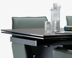 Daells Bolighus Spisebord i glas/keramik med udtræk