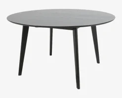 Outlet Daells Bolighus Spisebord Roxby Ø. 140 cm sort