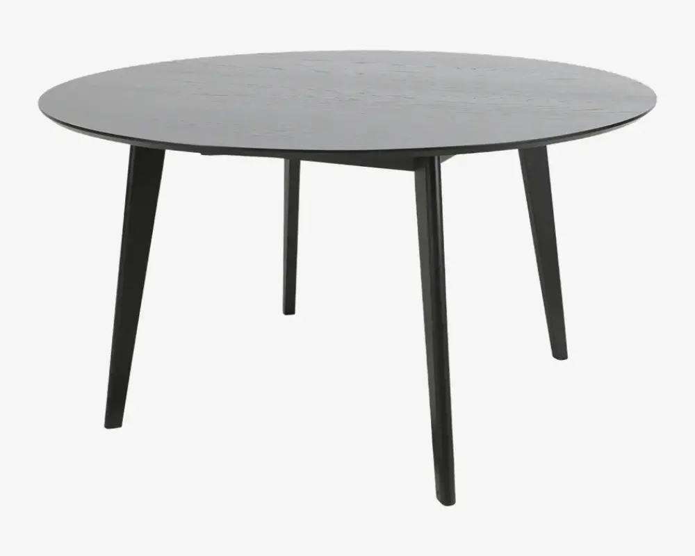 Outlet Daells Bolighus Spisebord Roxby Ø. 140 cm sort