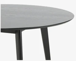 Outlet Daells Bolighus Spisebord Roxby Ø. 140 cm sort