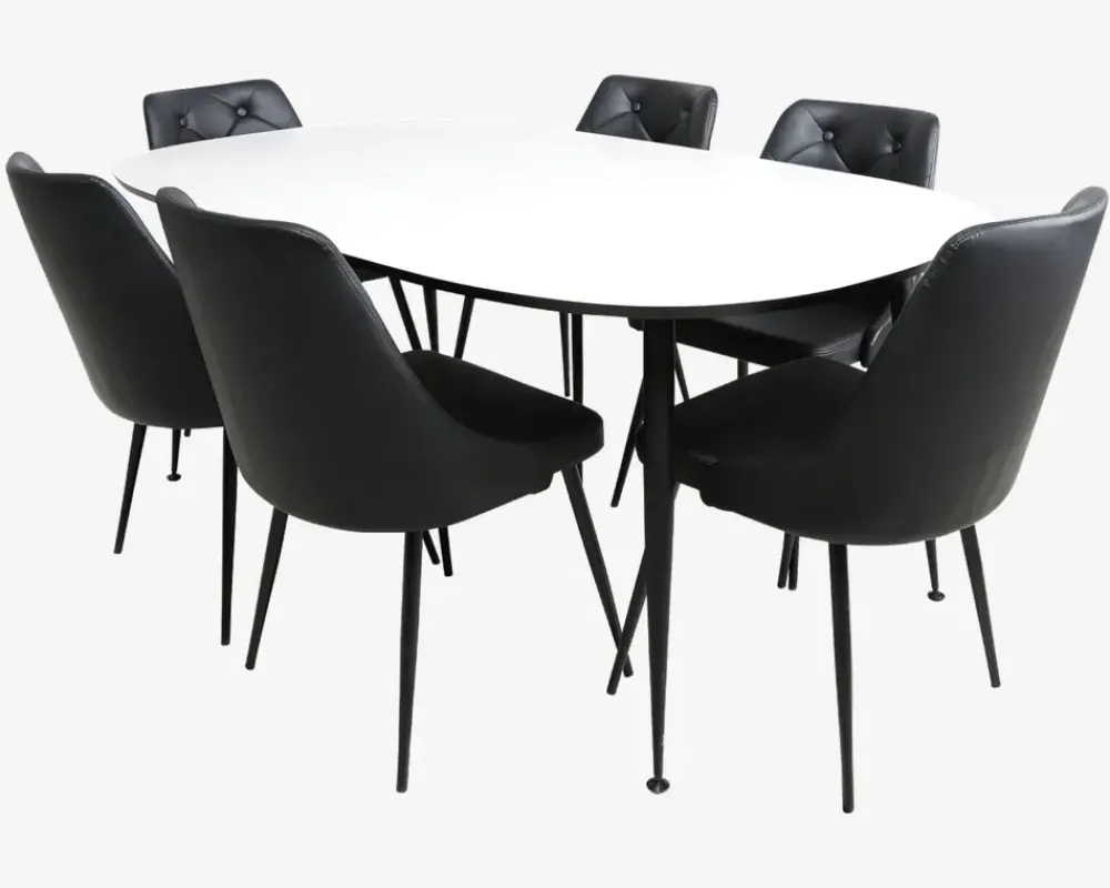 Clearance Daells Bolighus Spisebordssæt til 6