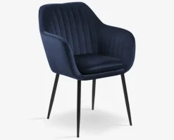 Sale Daells Bolighus Spisebordsstol Emilia med armlæn Blå