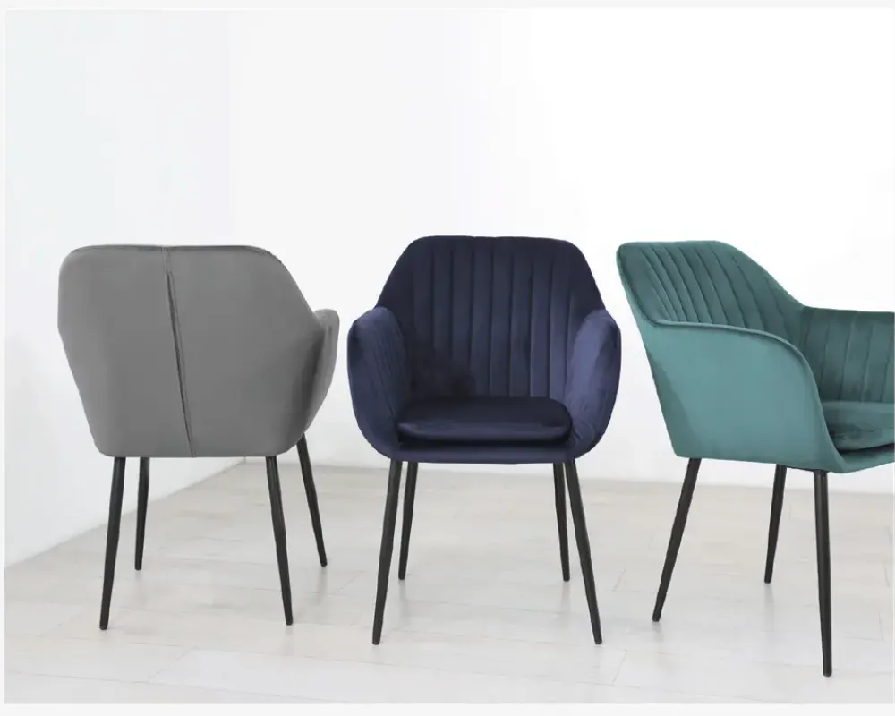 Sale Daells Bolighus Spisebordsstol Emilia med armlæn Blå