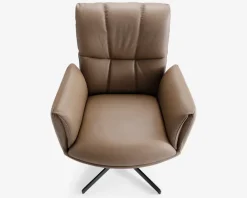 Sale Daells Bolighus Spisebordsstol i Cappuccino farvet læder