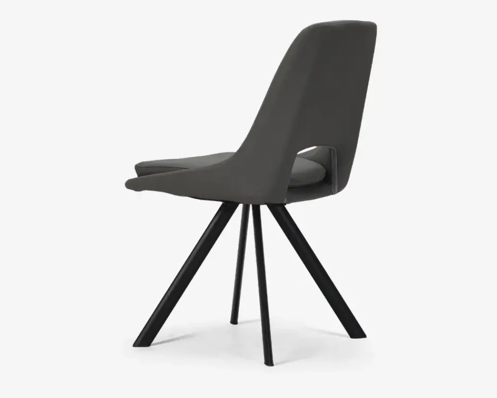 Sale Daells Bolighus Spisebordsstol i grå kunstlæder