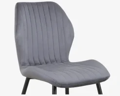 Best Daells Bolighus Spisebordsstol i velour Grå