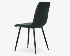 Outlet Daells Bolighus Spisebordsstol i velour Grøn