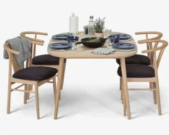 New Daells Bolighus Spisebordsstol i massiv ubehandlet bøg