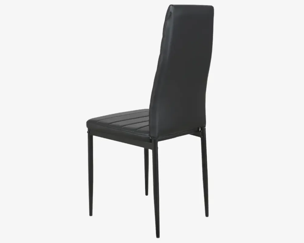 Discount Daells Bolighus Spisebordsstol i sort kunstlæder
