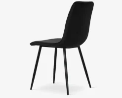 Daells Bolighus Spisebordsstol i velour Sort