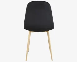 Discount Daells Bolighus Spisebordsstol i velour Sort