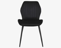 Online Daells Bolighus Spisebordsstol i velour Sort