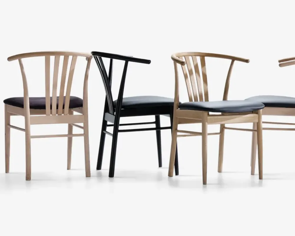 Sale Daells Bolighus Spisebordsstol i sortlakeret bøg