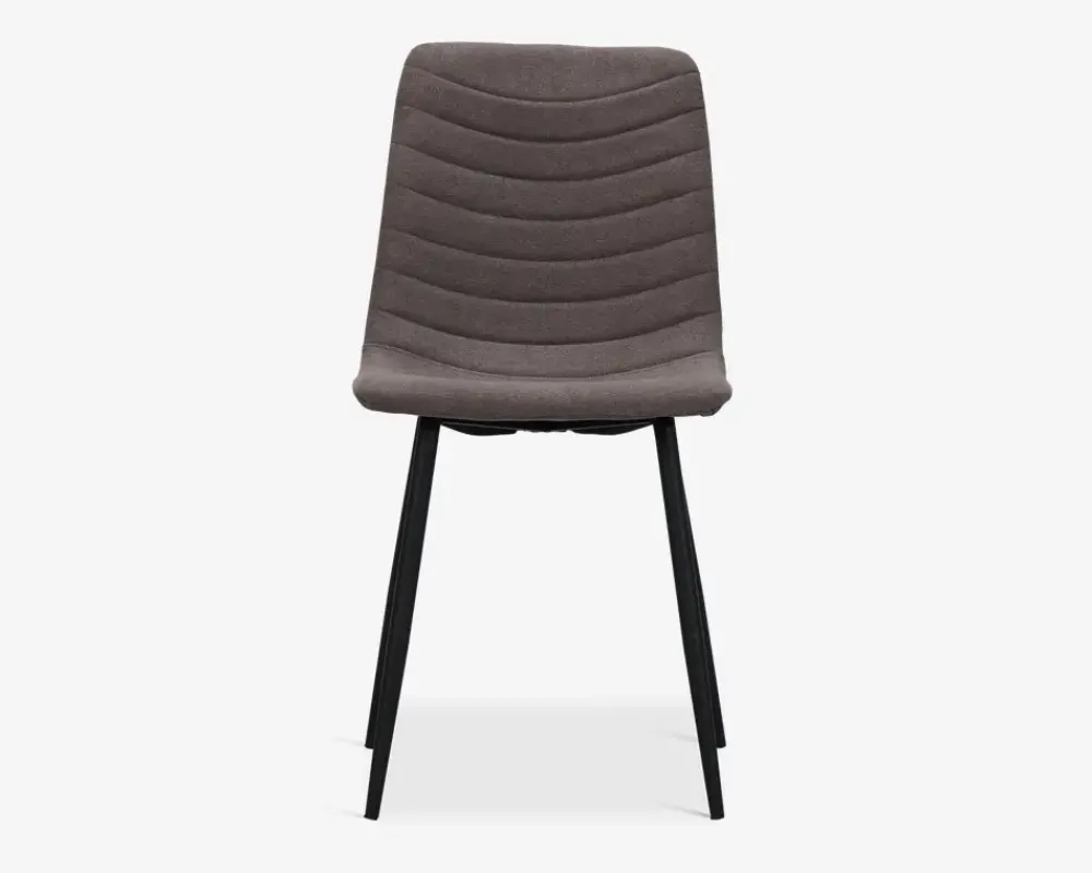 Daells Bolighus Spisebordsstol i taupe farvet møbelstof