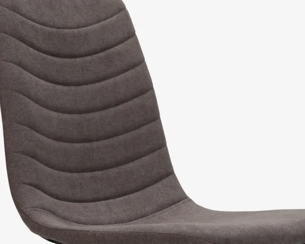 Daells Bolighus Spisebordsstol i taupe farvet møbelstof