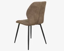 Online Daells Bolighus Spisebordsstol med antikt look på stoffet Brun