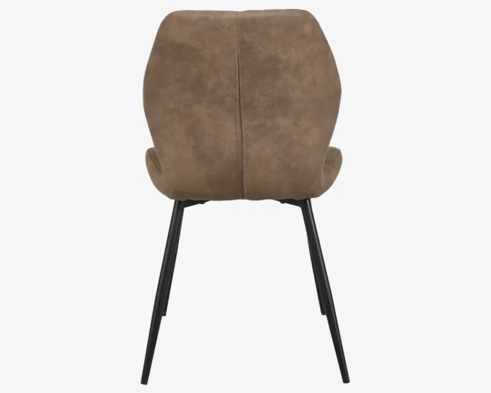 Online Daells Bolighus Spisebordsstol med antikt look på stoffet Brun