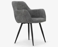 New Daells Bolighus Spisebordsstol med armlæn i grå