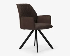 Hot Daells Bolighus Spisebordsstol med armlæn Brun