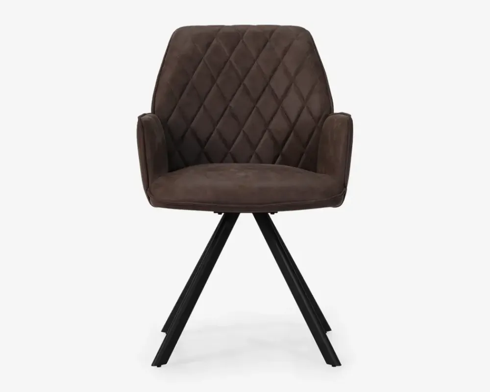 Hot Daells Bolighus Spisebordsstol med armlæn Brun