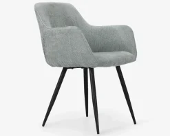 Outlet Daells Bolighus Spisebordsstol med armlæn i lysegrøn