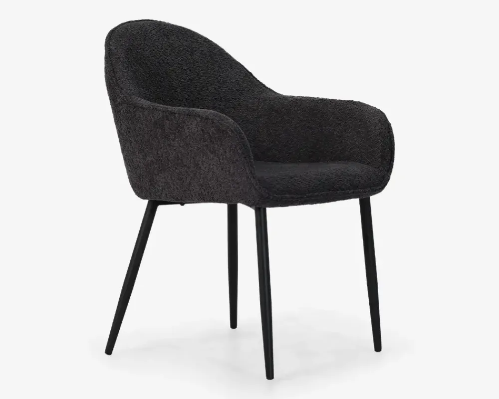 Sale Daells Bolighus Spisebordsstol med armlæn i grå