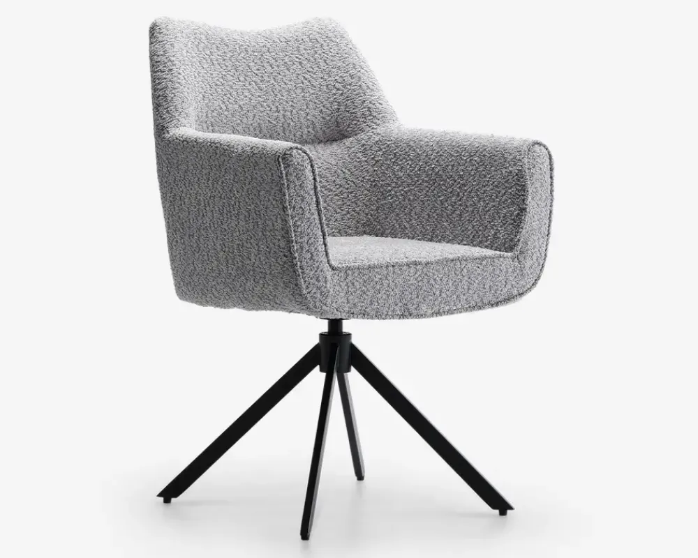 Hot Daells Bolighus Spisebordsstol med armlæn grå